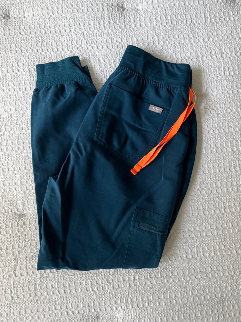 FIGS Zamora Jogger Scrub Pants Deep Reef Small Petite